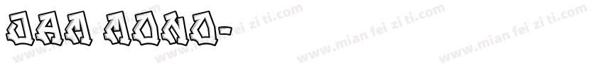Jam Mono字体转换